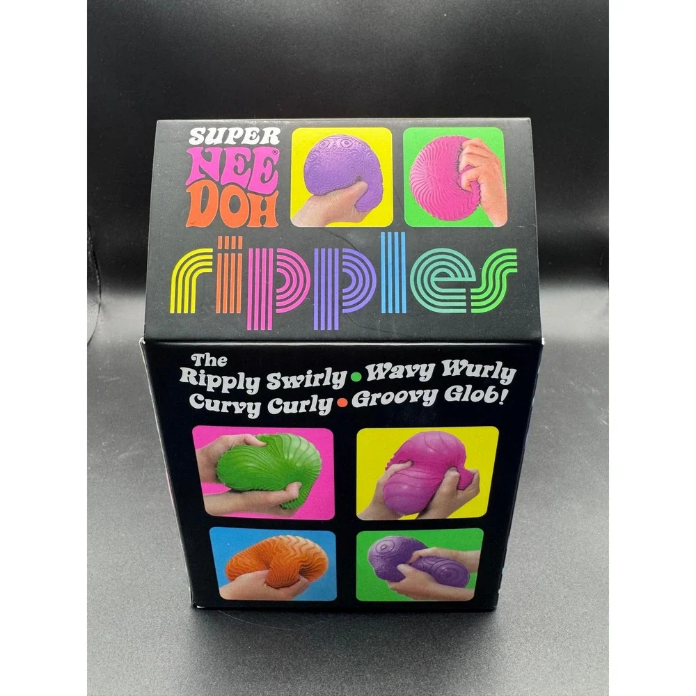 Schylling Super NeeDoh Ripples Purple Squishy Stress Ball Sensory Toy 26045YP